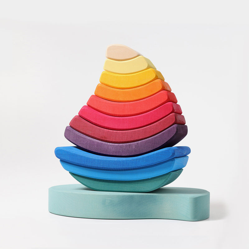 Rainbow Stacking Boat